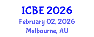 International Conference on Biomaterials Engineering (ICBE) February 02, 2026 - Melbourne, Australia