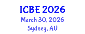 International Conference on Biomaterials Engineering (ICBE) March 30, 2026 - Sydney, Australia