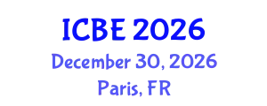 International Conference on Biomaterials Engineering (ICBE) December 30, 2026 - Paris, France