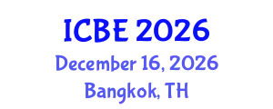 International Conference on Biomaterials Engineering (ICBE) December 16, 2026 - Bangkok, Thailand
