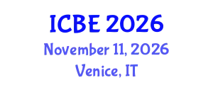 International Conference on Biomaterials Engineering (ICBE) November 11, 2026 - Venice, Italy