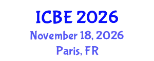 International Conference on Biomaterials Engineering (ICBE) November 18, 2026 - Paris, France