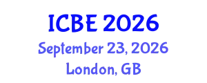 International Conference on Biomaterials Engineering (ICBE) September 23, 2026 - London, United Kingdom