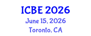 International Conference on Biomaterials Engineering (ICBE) June 15, 2026 - Toronto, Canada