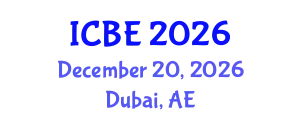 International Conference on Biomaterials Engineering (ICBE) December 20, 2026 - Dubai, United Arab Emirates