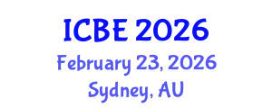 International Conference on Biomaterials Engineering (ICBE) February 23, 2026 - Sydney, Australia