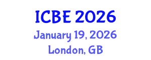 International Conference on Biomaterials Engineering (ICBE) January 19, 2026 - London, United Kingdom