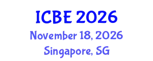 International Conference on Biomaterials Engineering (ICBE) November 18, 2026 - Singapore, Singapore