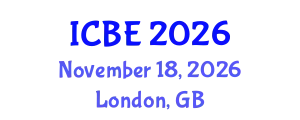 International Conference on Biomaterials Engineering (ICBE) November 18, 2026 - London, United Kingdom