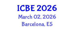 International Conference on Biomaterials Engineering (ICBE) March 02, 2026 - Barcelona, Spain