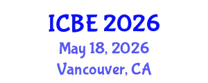 International Conference on Biomaterials Engineering (ICBE) May 18, 2026 - Vancouver, Canada