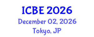 International Conference on Biomaterials Engineering (ICBE) December 02, 2026 - Tokyo, Japan