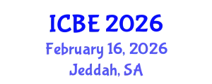 International Conference on Biomaterials Engineering (ICBE) February 16, 2026 - Jeddah, Saudi Arabia