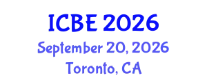 International Conference on Biomaterials Engineering (ICBE) September 20, 2026 - Toronto, Canada