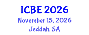 International Conference on Biomaterials Engineering (ICBE) November 15, 2026 - Jeddah, Saudi Arabia
