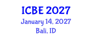 International Conference on Biomaterials Engineering (ICBE) January 14, 2027 - Bali, Indonesia