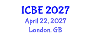 International Conference on Biomaterials Engineering (ICBE) April 22, 2027 - London, United Kingdom