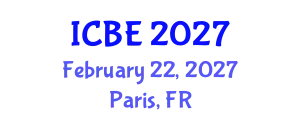 International Conference on Biomaterials Engineering (ICBE) February 22, 2027 - Paris, France