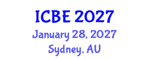 International Conference on Biomaterials Engineering (ICBE) January 28, 2027 - Sydney, Australia