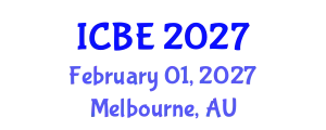 International Conference on Biomaterials Engineering (ICBE) February 01, 2027 - Melbourne, Australia