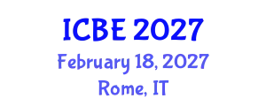 International Conference on Biomaterials Engineering (ICBE) February 18, 2027 - Rome, Italy