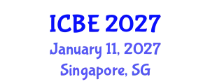 International Conference on Biomaterials Engineering (ICBE) January 11, 2027 - Singapore, Singapore