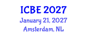 International Conference on Biomaterials Engineering (ICBE) January 21, 2027 - Amsterdam, Netherlands