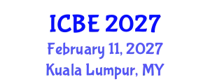 International Conference on Biomaterials Engineering (ICBE) February 11, 2027 - Kuala Lumpur, Malaysia