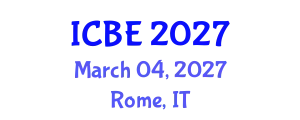 International Conference on Biomaterials Engineering (ICBE) March 04, 2027 - Rome, Italy