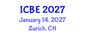 International Conference on Biomaterials Engineering (ICBE) January 14, 2027 - Zurich, Switzerland