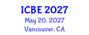 International Conference on Biomaterials Engineering (ICBE) May 20, 2027 - Vancouver, Canada
