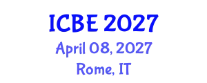 International Conference on Biomaterials Engineering (ICBE) April 08, 2027 - Rome, Italy