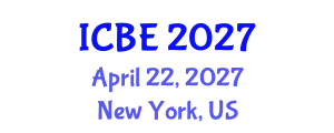 International Conference on Biomaterials Engineering (ICBE) April 22, 2027 - New York, United States