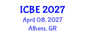 International Conference on Biomaterials Engineering (ICBE) April 08, 2027 - Athens, Greece