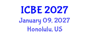 International Conference on Biomaterials Engineering (ICBE) January 09, 2027 - Honolulu, United States