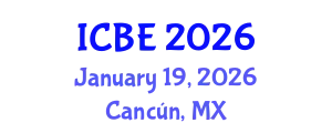 International Conference on Biomaterials Engineering (ICBE) January 19, 2026 - Cancún, Mexico