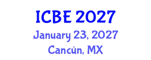 International Conference on Biomaterials Engineering (ICBE) January 23, 2027 - Cancún, Mexico