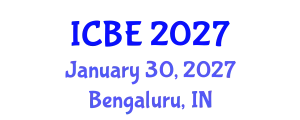 International Conference on Biomaterials Engineering (ICBE) January 30, 2027 - Bengaluru, India