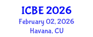 International Conference on Biomaterials Engineering (ICBE) February 02, 2026 - Havana, Cuba