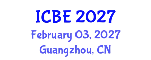 International Conference on Biomaterials Engineering (ICBE) February 03, 2027 - Guangzhou, China
