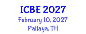 International Conference on Biomaterials Engineering (ICBE) February 10, 2027 - Pattaya, Thailand