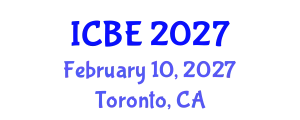 International Conference on Biomaterials Engineering (ICBE) February 10, 2027 - Toronto, Canada