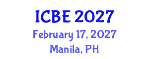 International Conference on Biomaterials Engineering (ICBE) February 17, 2027 - Manila, Philippines
