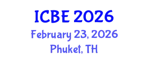 International Conference on Biomaterials Engineering (ICBE) February 23, 2026 - Phuket, Thailand