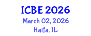 International Conference on Biomaterials Engineering (ICBE) March 02, 2026 - Haifa, Israel