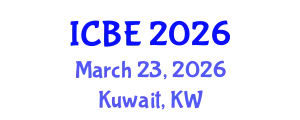 International Conference on Biomaterials Engineering (ICBE) March 23, 2026 - Kuwait, Kuwait