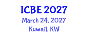 International Conference on Biomaterials Engineering (ICBE) March 24, 2027 - Kuwait, Kuwait
