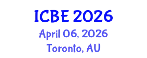 International Conference on Biomaterials Engineering (ICBE) April 06, 2026 - Toronto, Australia