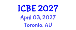 International Conference on Biomaterials Engineering (ICBE) April 03, 2027 - Toronto, Australia