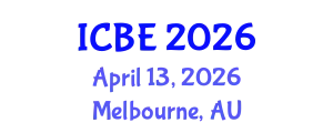 International Conference on Biomaterials Engineering (ICBE) April 13, 2026 - Melbourne, Australia